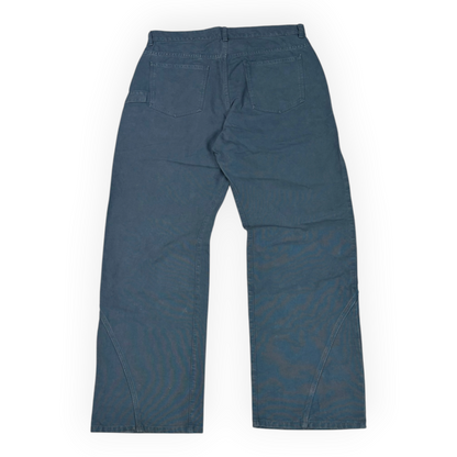JW Anderson Twisted Workwear Anchor Trousers Petrol