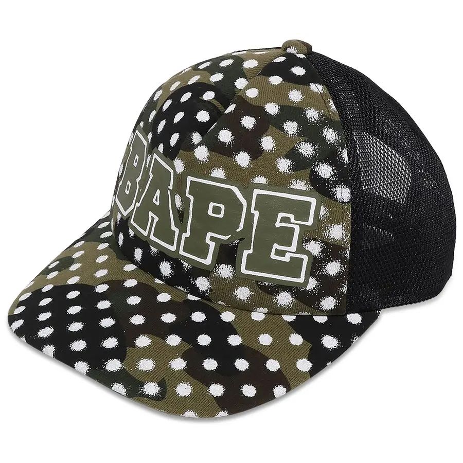 BAPE x Joshua Vides Mesh Trucker Hat Green