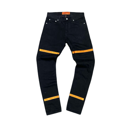 Heron Preston Tape 5-Pocket Denim Jeans Black