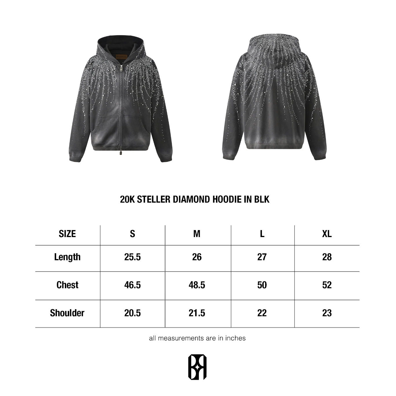 Birth of Royal Child 20K Stellar Diamond Hoodie Gray