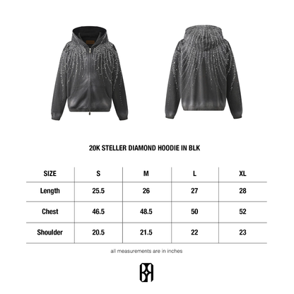 Birth of Royal Child 20K Stellar Diamond Hoodie Gray