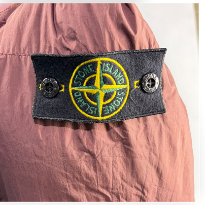 Stone Island Garment Dyed Crinkle NY Down Jacket Burgundy