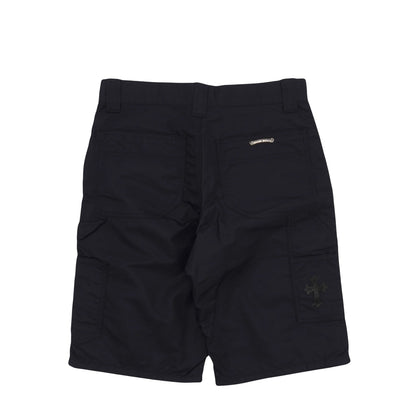 Chrome Hearts Nylon and Leather Double Knee Shorts