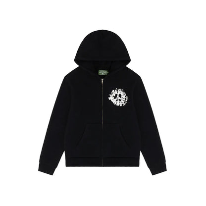 Denim Tears Denim University Zip Hoodie Black