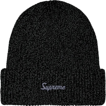 Supreme Loose Gauge Beanie (FW26) Black Reflective
