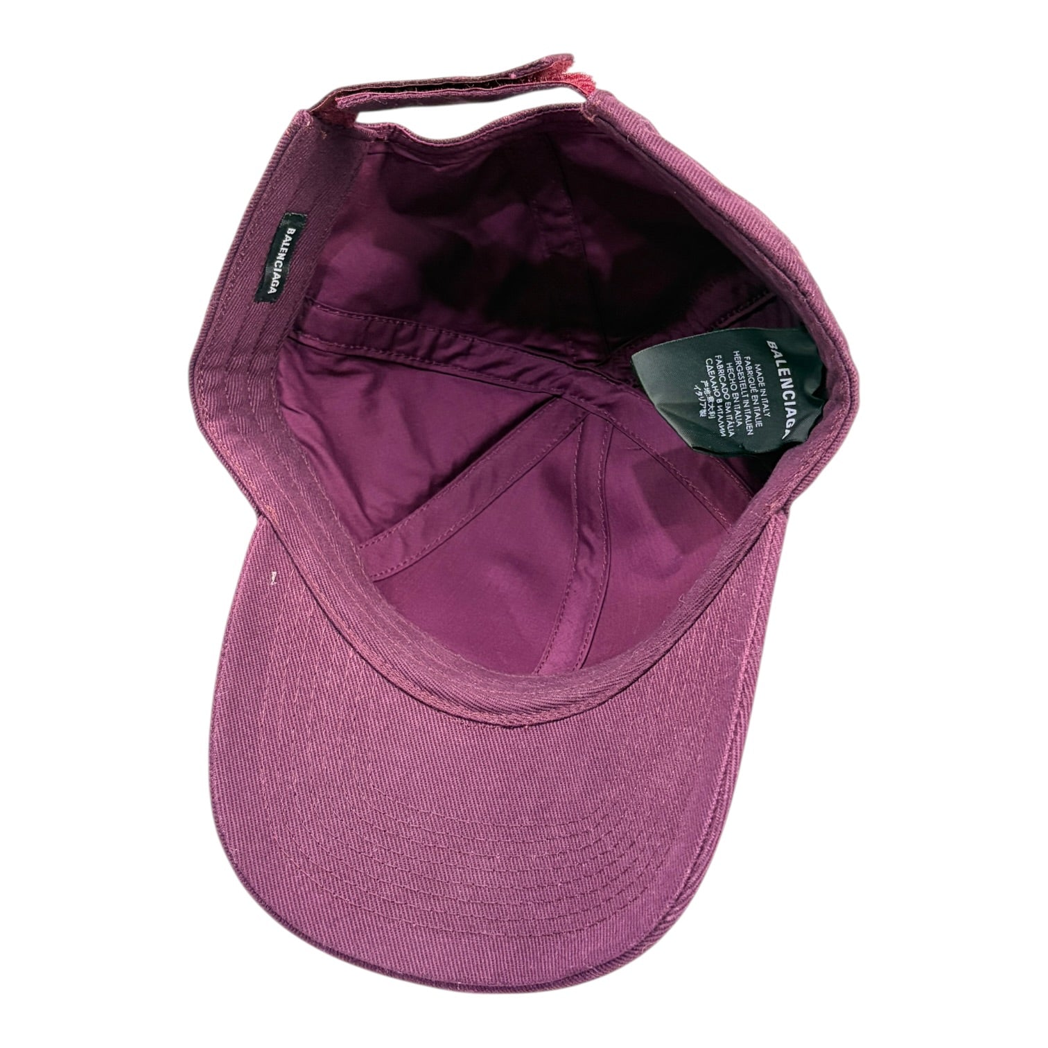 Balenciaga Baseball Hat Purple