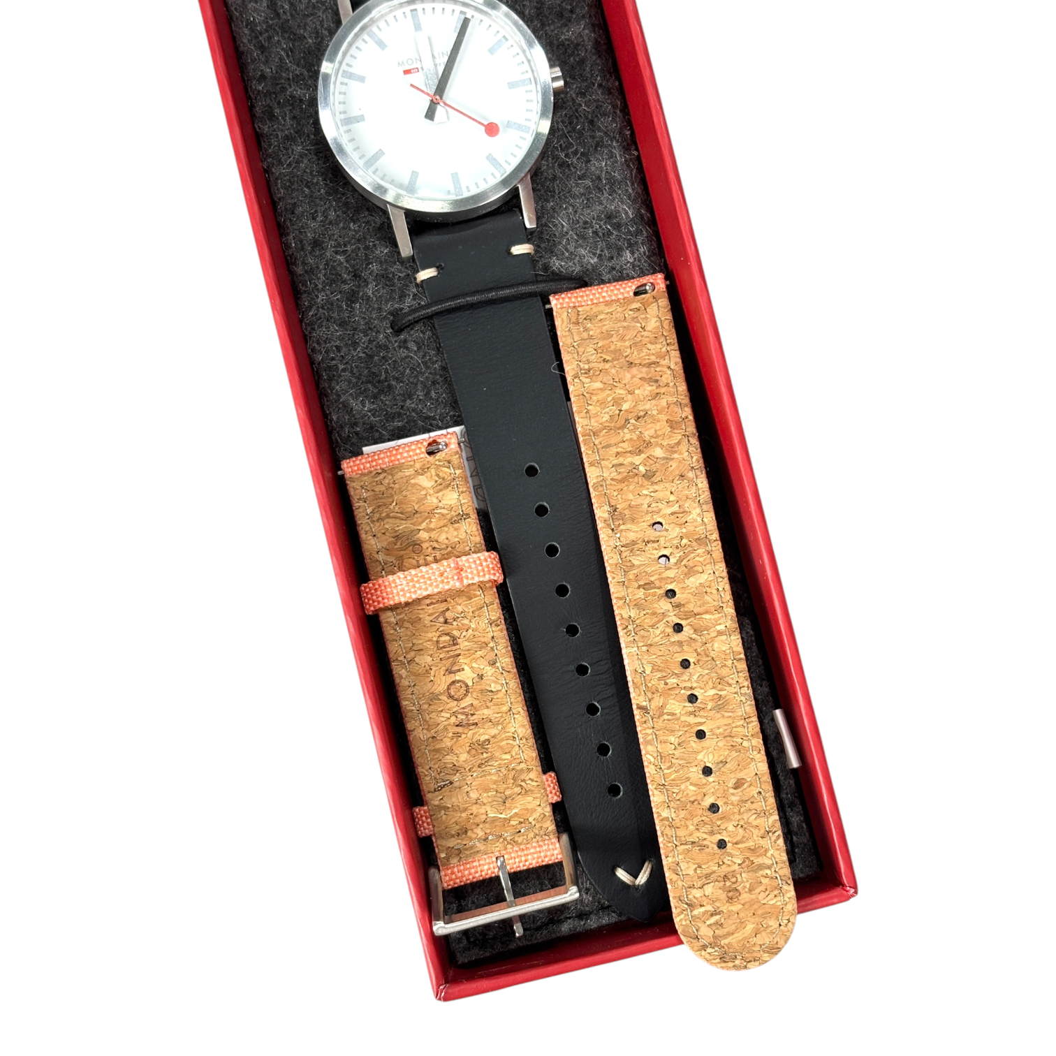 MONDAINE Swiss White Dial Railways Classic 40mm