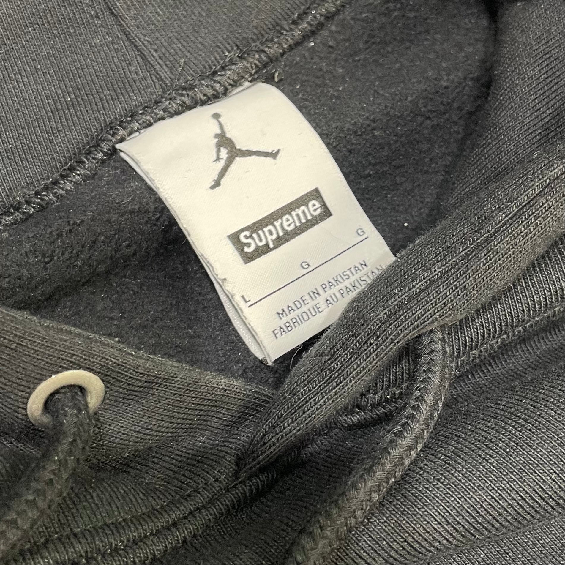 Supreme Jordan Hooded Sweatshirt (FW24) Black