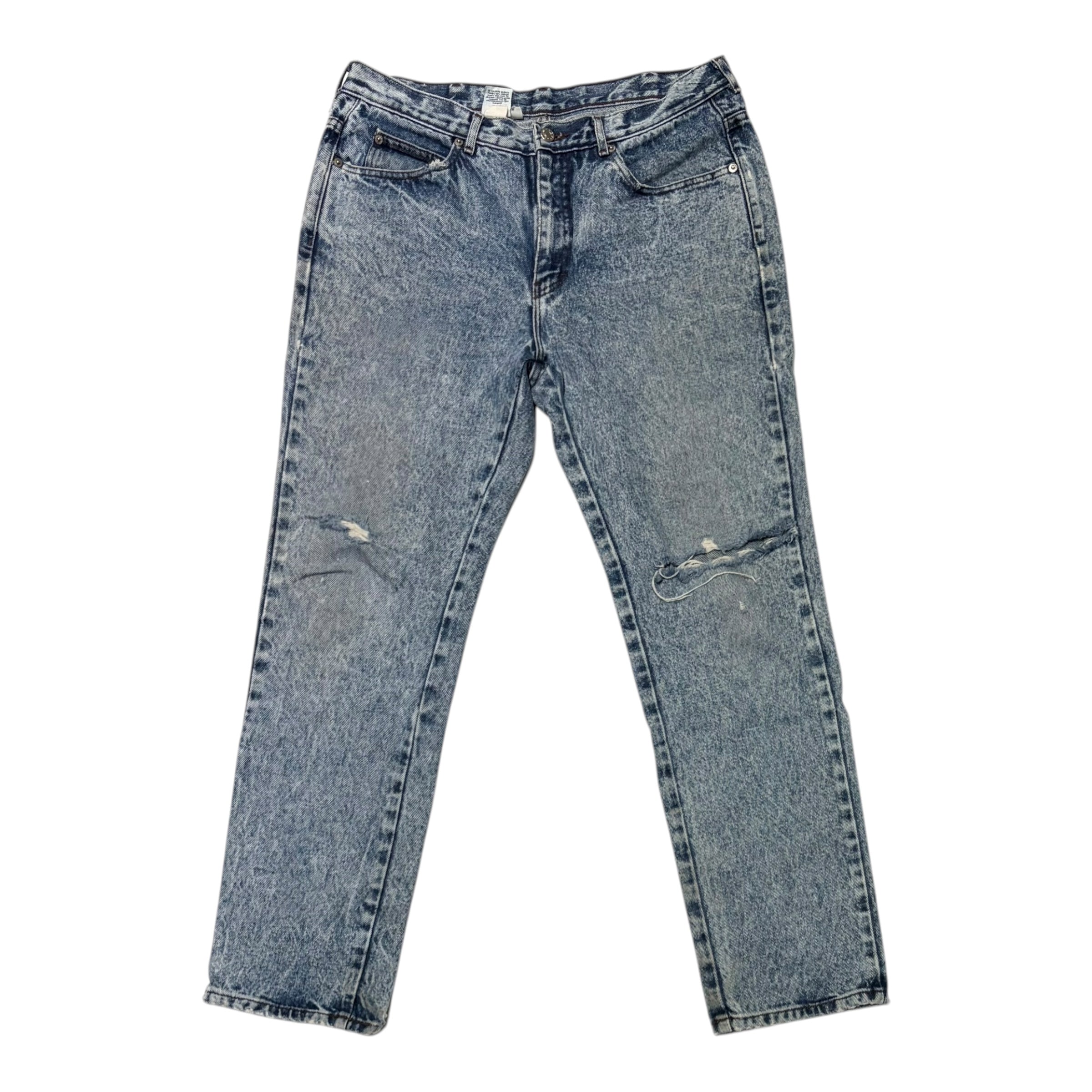 1980’s Calvin Klein Light Acid Wash Jeans Blue