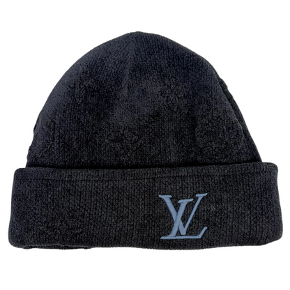 Louis Vuitton LV Crush Monogram Heritage Beanie Navy
