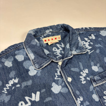 Marni Denim Shirt Iris Blue