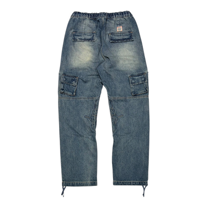 Billionaire Boys Club Denim Cargo Jeans Blue