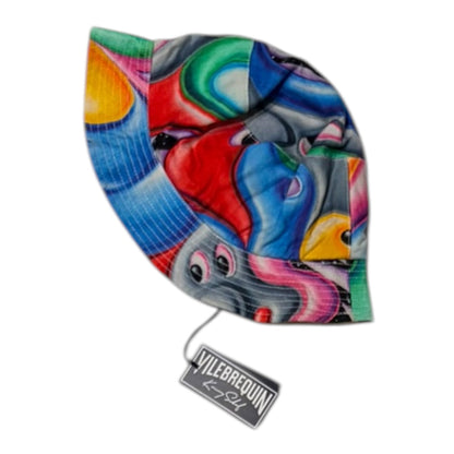 Vilebrequin x Kenny Scharf Graphic Linen Bucket Hat