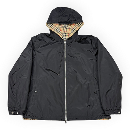 Burberry Check Reversible Jacket Black