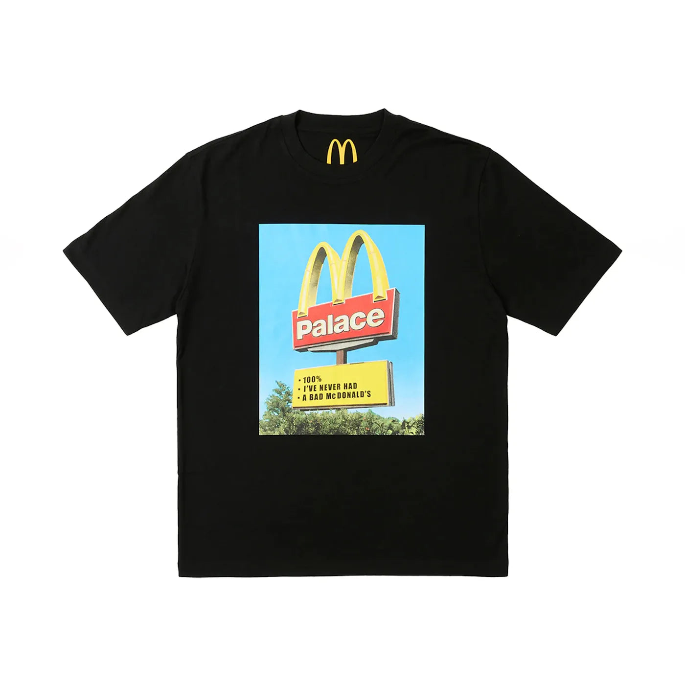 Palace x McDonald's Sign T-shirt Black