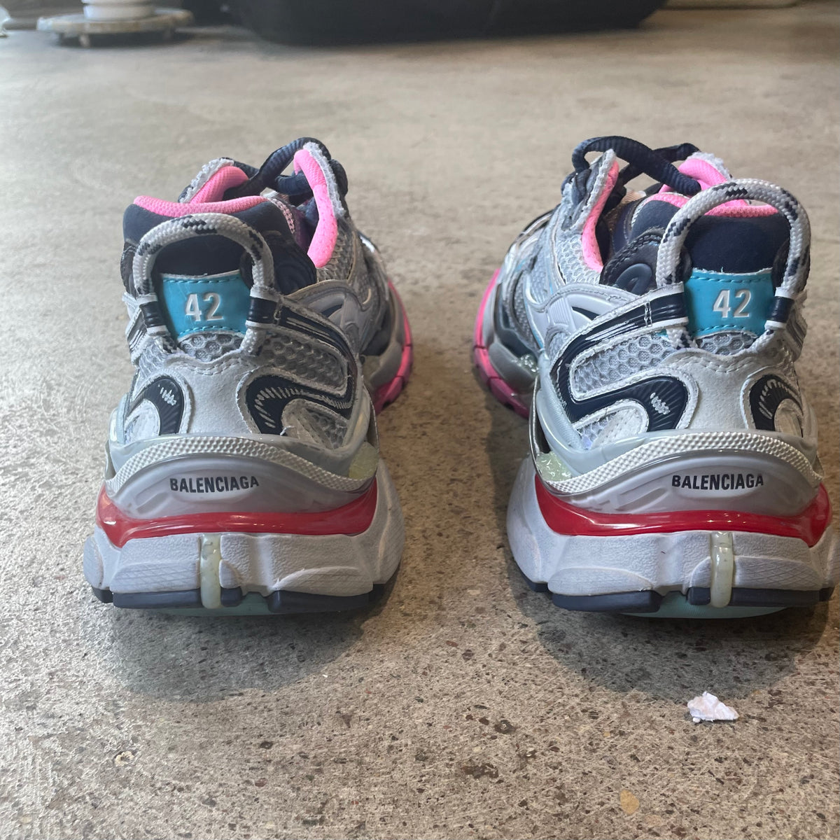 Balenciaga Runner 2.0 Grey Blue Pink Red