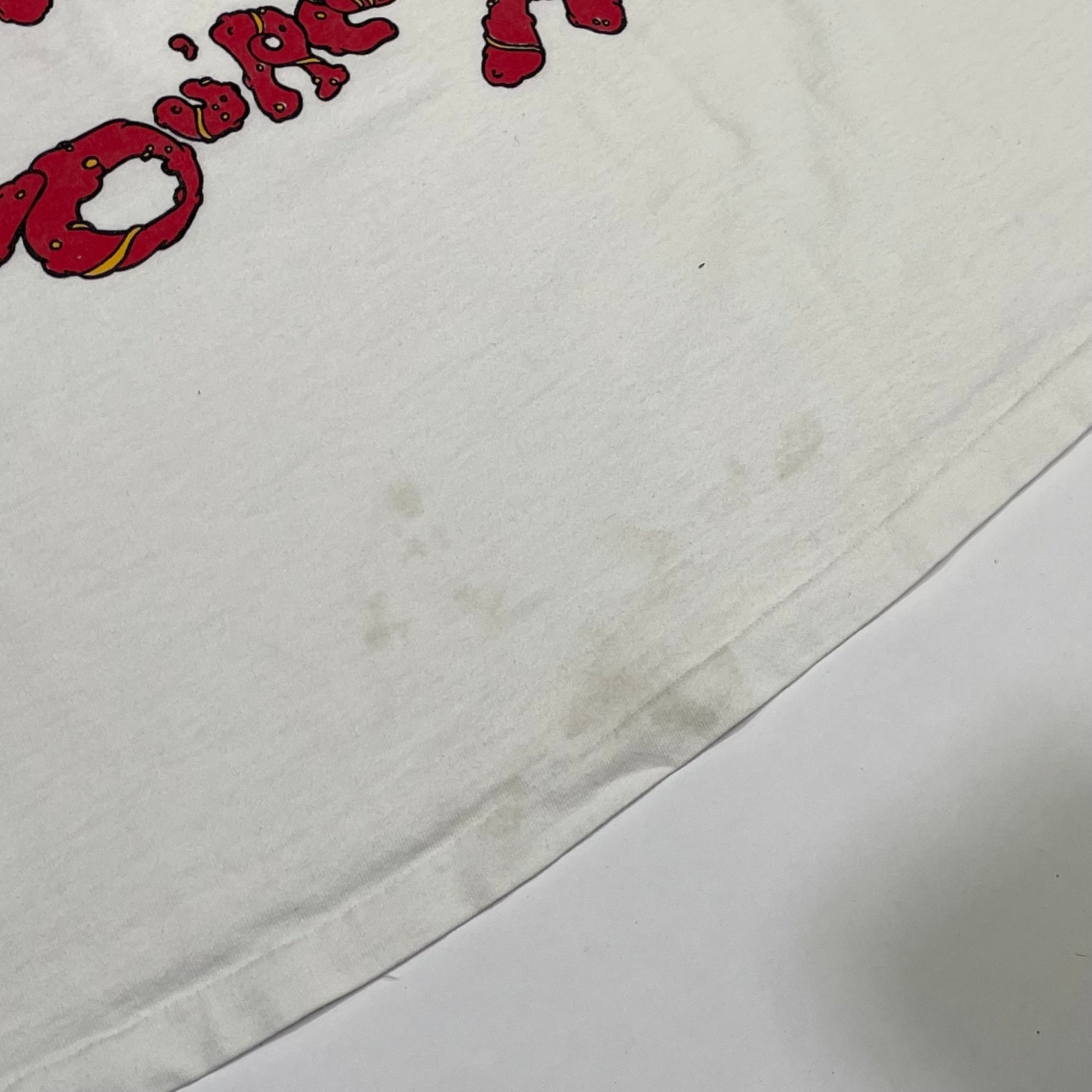 90's Alice in Wonderland Chesire Cat Tee White