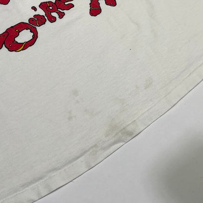 90's Alice in Wonderland Chesire Cat Tee White