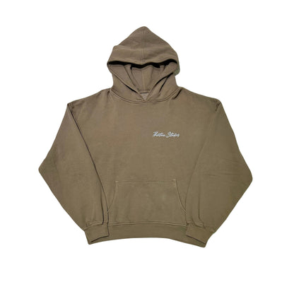 Thirteen Studios Hoodie Mocha/White