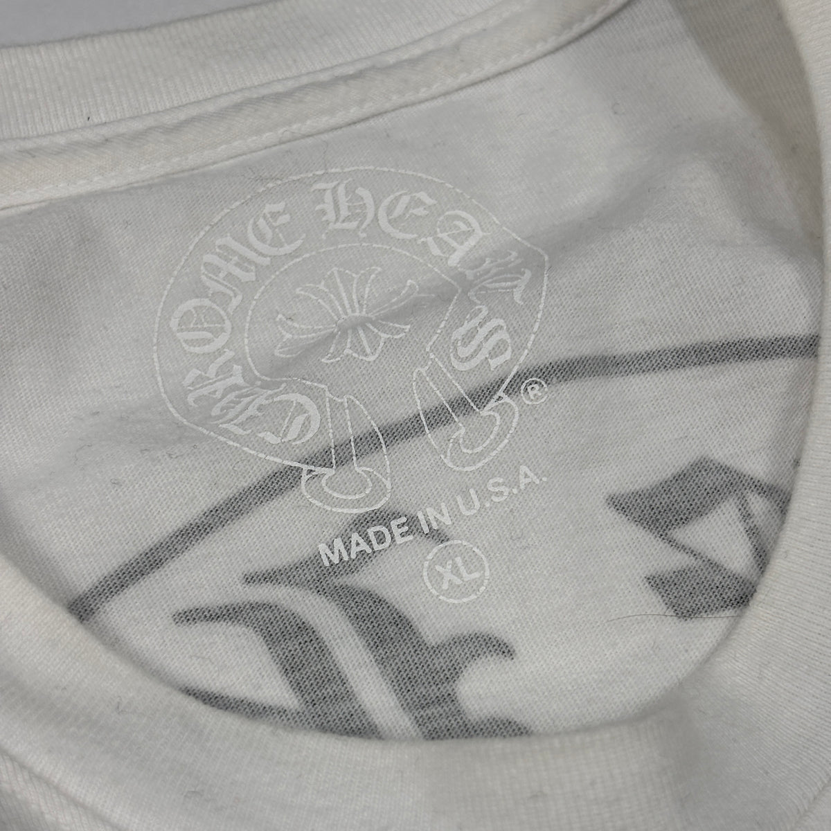 Chrome Hearts Horse Shoe Logo Pocket T-Shirt White