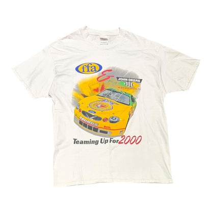 John Deere Motorsports Teaming up for 2000 Tee White