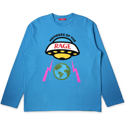 Members of The Rage Logo Long Sleeve Turquoise