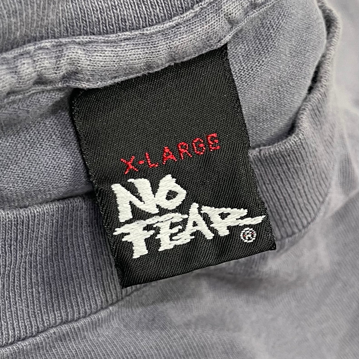 90's NO FEAR Stronger, Faster, Younger Tee Grey