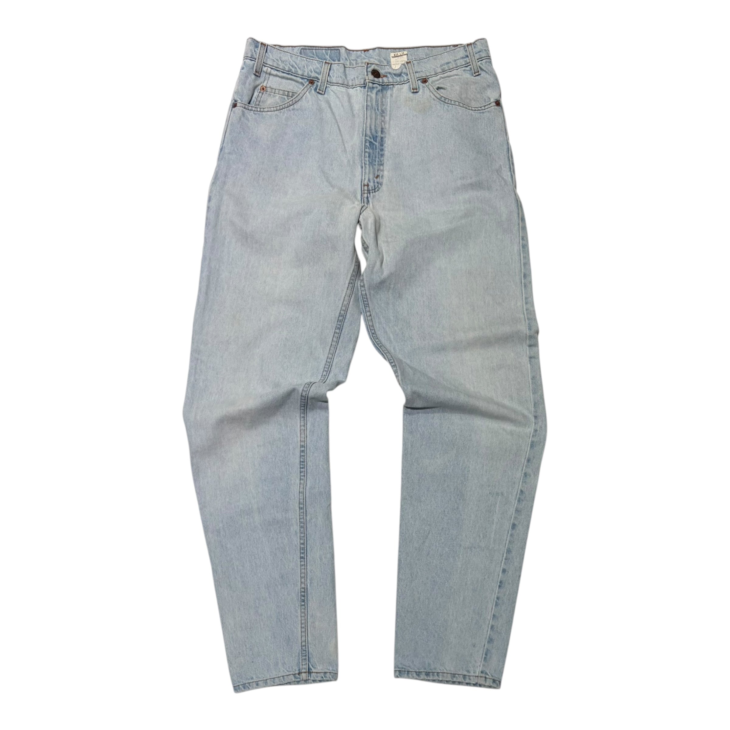 1990's Levi's 550 Orange Tab Jeans Light Wash