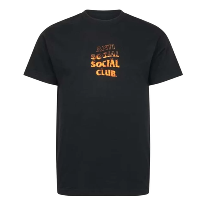 Anti Social Social Club A Fire Inside Tee Black