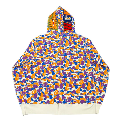 BAPE Store Los Angeles Separate Shark Full Zip Hoodie Multicolor