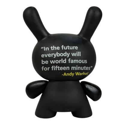 Andy Warhol 3" Dunny Surprise Box Series 1 2/20 Black