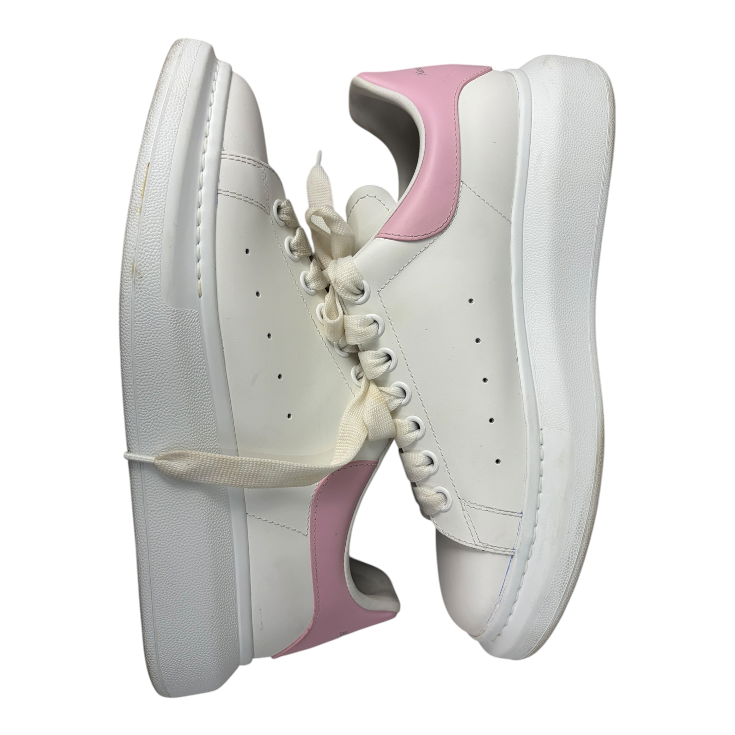 Alexander McQueen Oversized White Light Pink