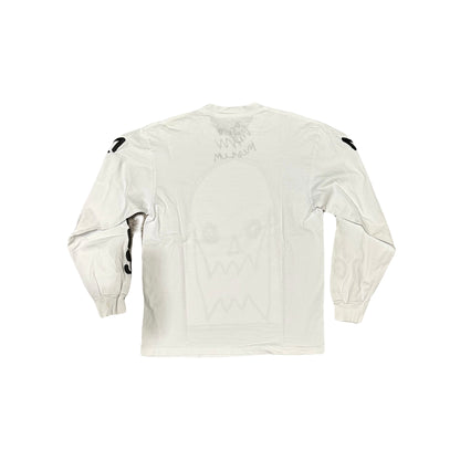 Asspizza Nothing Matters LS Tee White