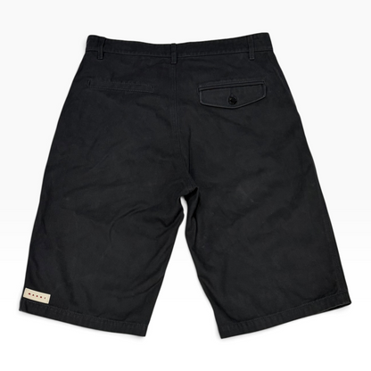 Marni Washed Chino Shorts Black