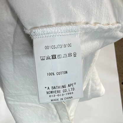 BAPE x Union Pigment Dyed Sta Tee White