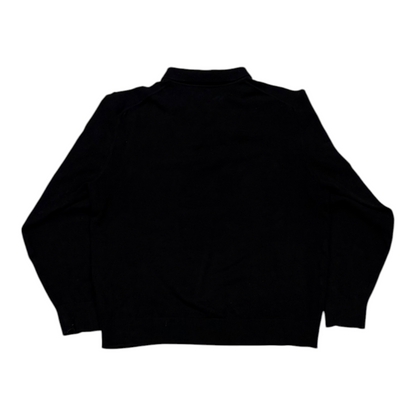 Moncler Logo Sleeve Polo Shirt Black