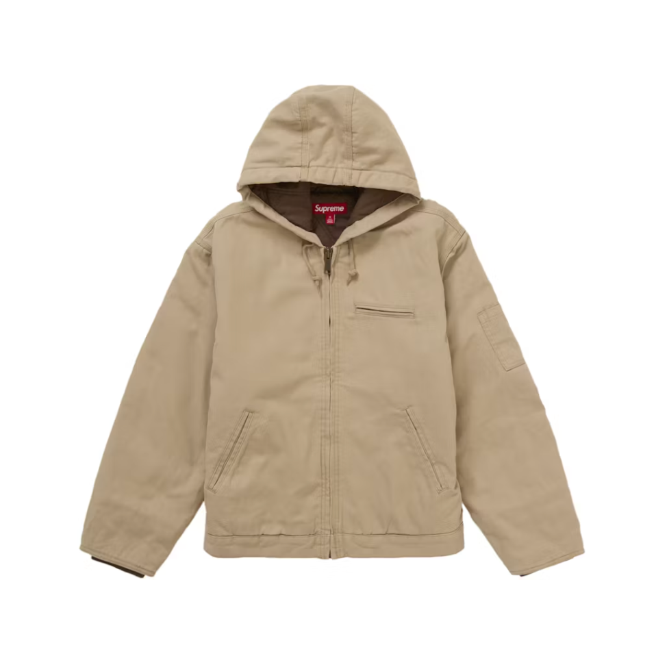 Supreme Thrasher Hooded Work Jacket Brown