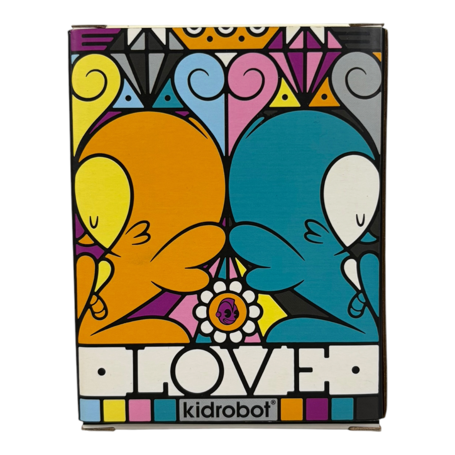 Kidrobot x KRONK Love Bird Teal 4" Vinyl Figure