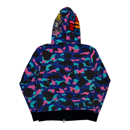 BAPE x Kid Cudi Shark Full Zip Hoodie Multi
