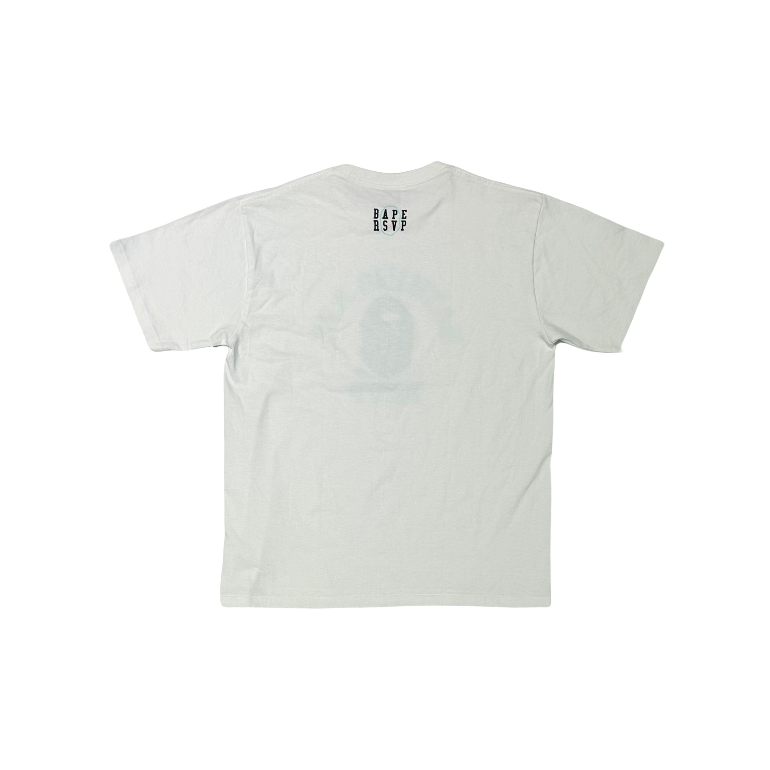 BAPE x RSVP College Tee White