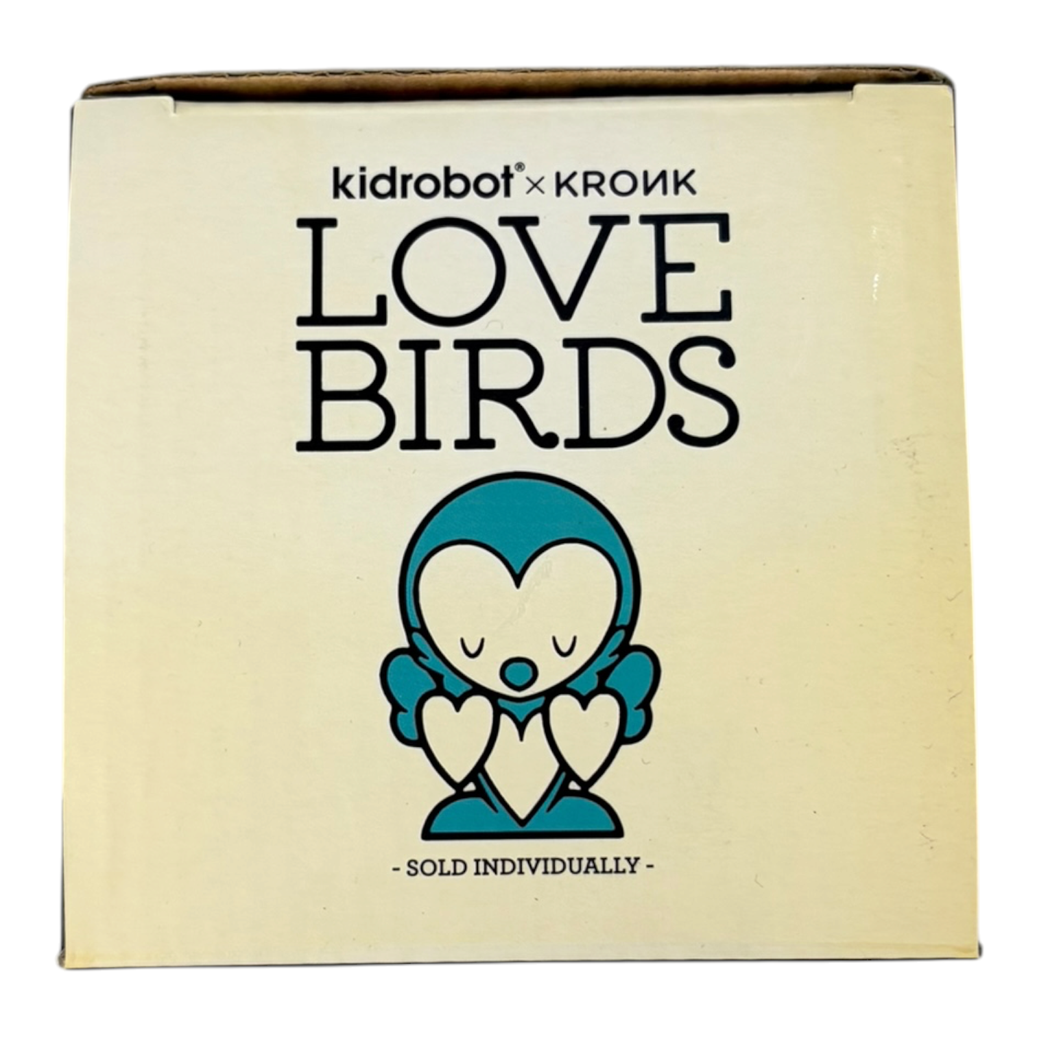 Kidrobot x KRONK Love Bird Teal 4" Vinyl Figure