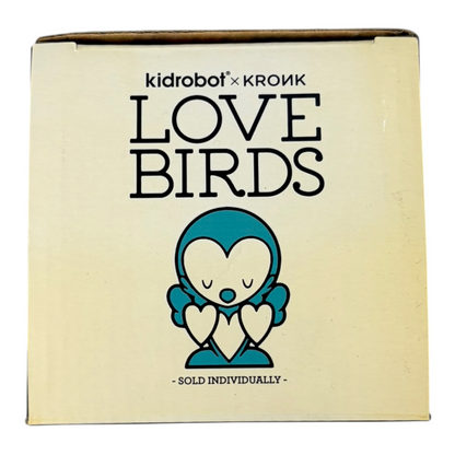 Kidrobot x KRONK Love Bird Teal 4" Vinyl Figure