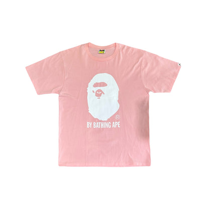 BAPE Bicolor Big Ape Head Tee Pink