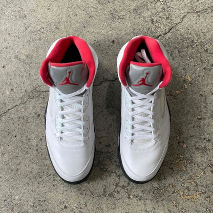 Jordan 5 Retro Fire Red Silver Tongue (2020)