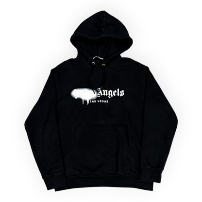 Palm Angels Las Vegas Sprayed Hoodie Black/White