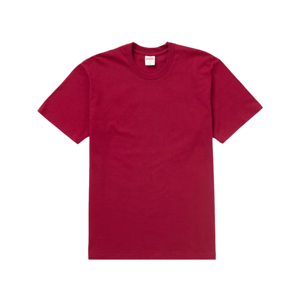 Supreme Backwards Tee Cardinal