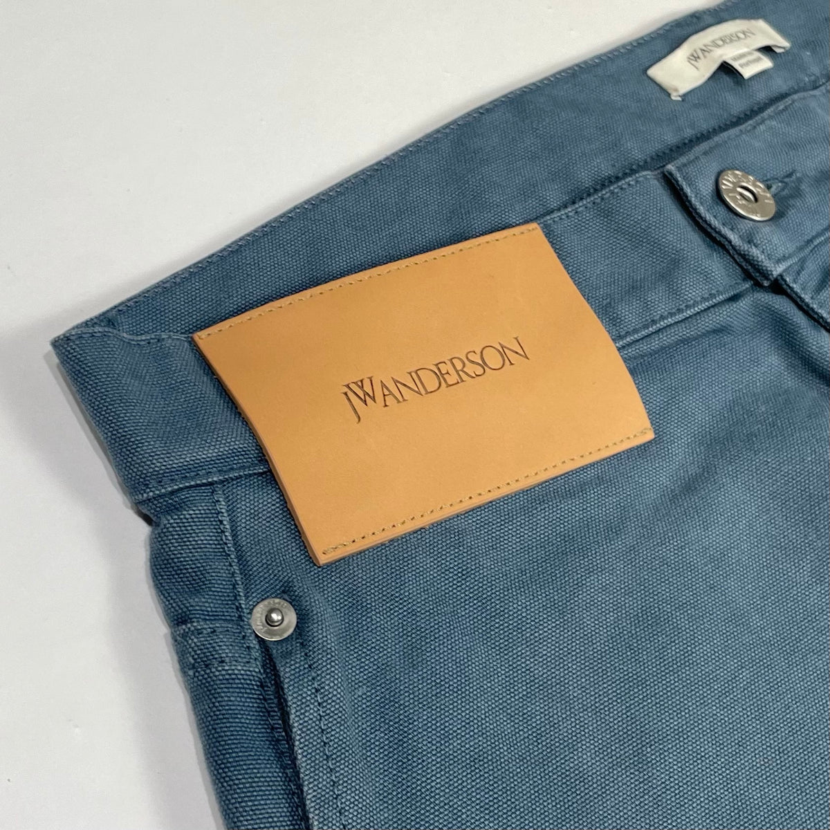 JW Anderson Twisted Workwear Anchor Trousers Petrol