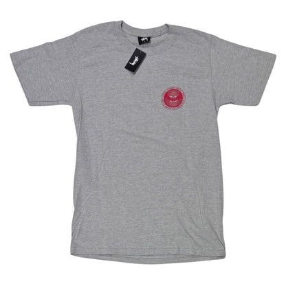 Stussy Skull Dot Tee Grey