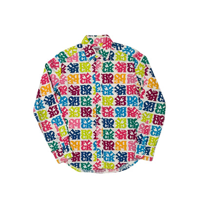 Hysteric Glamour F*CK Monogram LS Button Up Multicolor
