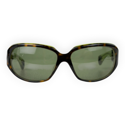 Chrome Hearts Cream Sunglasses Tortoise/Neon